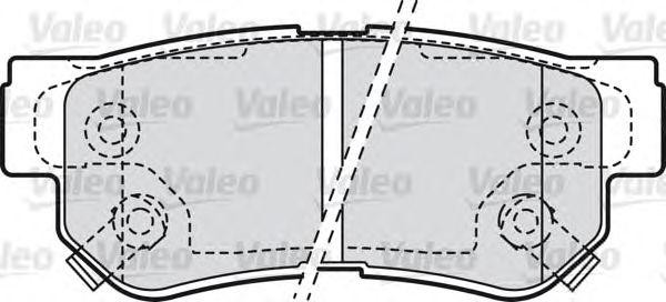 Комплект тормозных колодок, диско 598748 VALEO PHC