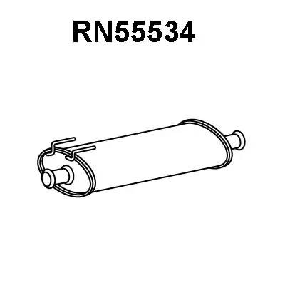 Предглушитель выхлопных газов RN55534 VENEPORTE