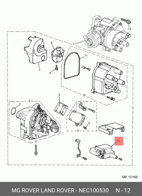 Катушка зажигания NEC 1005 30 MG ROVER LAND ROVER
