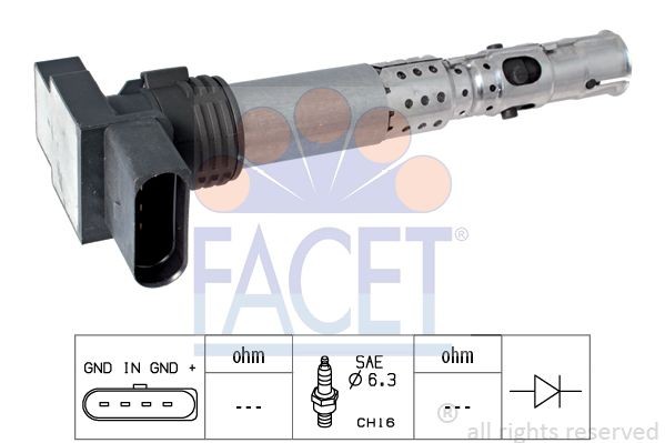 Катушка зажигания 9.6269S FACET
