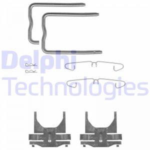 Комплектующие, колодки дискового тормоза LX0220 DELPHI