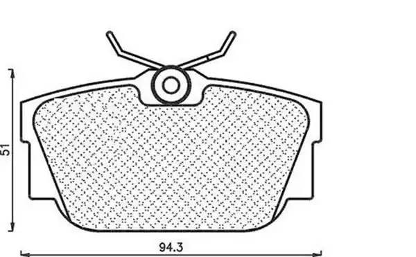 Комплект тормозных колодок, диско 430216171266 MAGNETI MARELLI