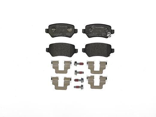 Комплект тормозных колодок, диско P59038 BREMBO