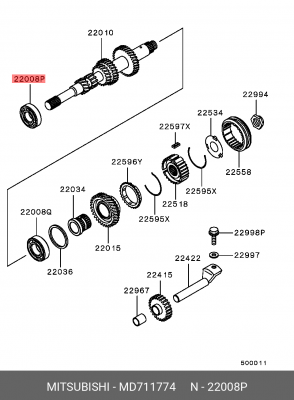 Деталь MD711774 MITSUBISHI