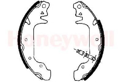 Комплект тормозных колодок 361154B BENDIX JURID