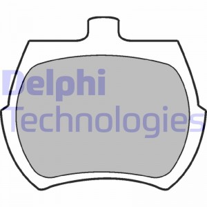 Комплект тормозных колодок, диско LP10 DELPHI