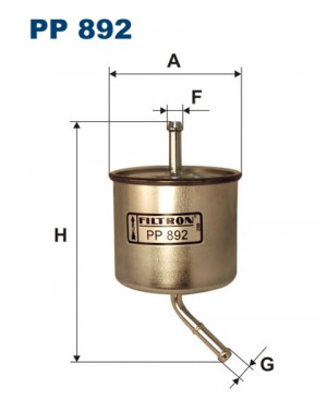 Фильтр топливный PP892 FILTRON