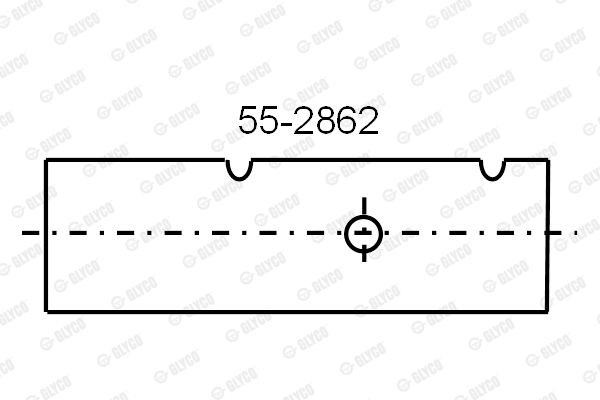 Подшипник 55-2862 GLYCO