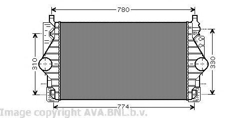 Интеркулер VW4246 AVA