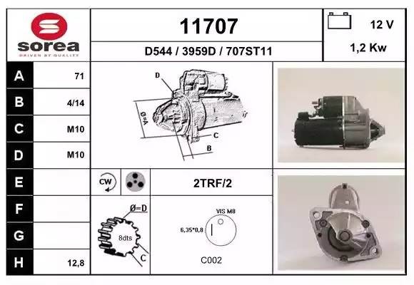 Стартер 11707 EAI