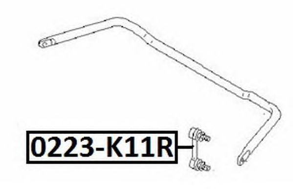 Стойка стабилизатора 0223-K11R ASVA