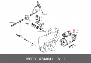 Стартер 4744841 IVECO