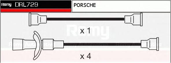 Ккомплект проводов зажигания DRL729 DELCO REMY