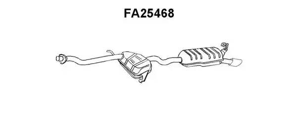 Глушитель выхлопных газов конечный FA25468 VENEPORTE