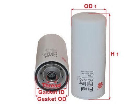 Фильтр топливный FC5703 SAKURA