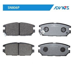 Колодки тормозные дисковые SN806P ADVICS