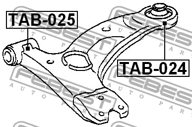 Сайлентблок TAB-025 FEBEST