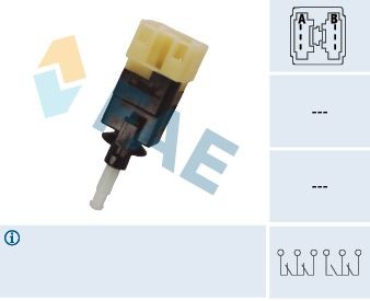 Выключатель фонаря сигнала торможения 24595 FAE