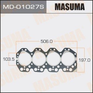 Прокладка ГБЦ MD-01027S MASUMA
