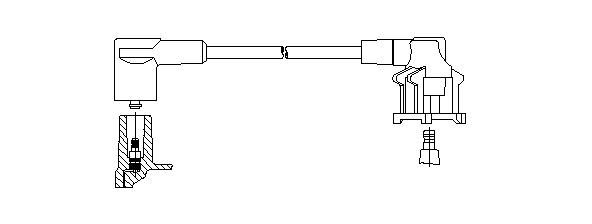 Провод зажигания 69670 BREMI
