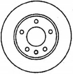 Тормозной диск 561652B BENDIX JURID
