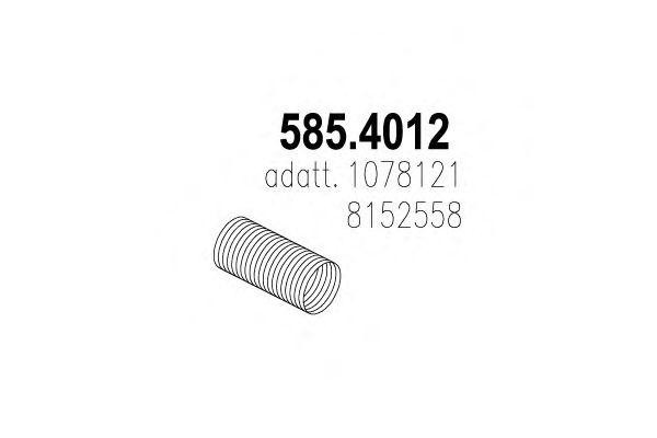 Выпускной трубопровод 5854012 ASSO