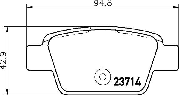 Конденсатор, кондиционер 8FC351035461 HELLA