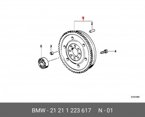 Маховик 21 21 1 223 617 BMW
