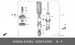 Деталь 52687SR3T01 HONDA