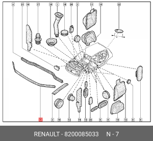 Деталь 8200085033 RENAULT