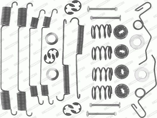 Комплектующие, тормозная колодка FBA117 FERODO