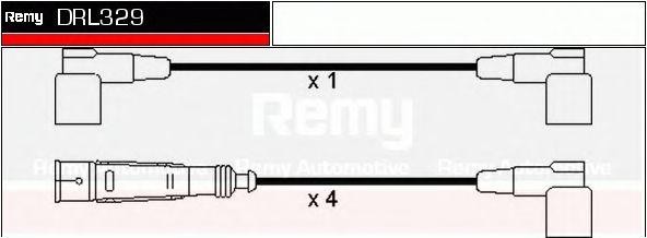 Ккомплект проводов зажигания DRL329 DELCO REMY