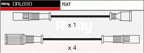 Ккомплект проводов зажигания DRL690 DELCO REMY