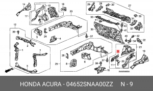 Деталь 04652SNAA00ZZ HONDA