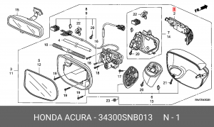 Деталь 34300SNB013 HONDA