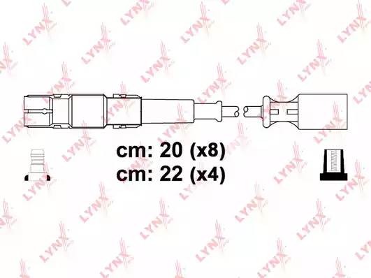Провода высоковольтные системы зажигания (комплект) SPC5322 LYNXAUTO
