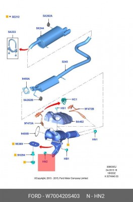 Деталь W700420 S403 FORD
