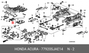 Деталь 77920SJAE14 HONDA