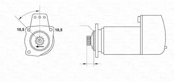Стартер 943252129010 MAGNETI MARELLI