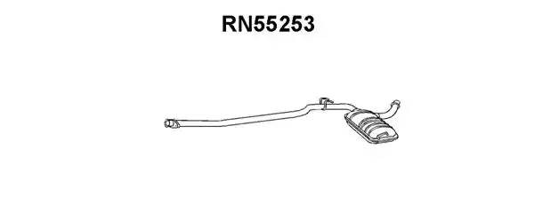 Предглушитель выхлопных газов RN55253 VENEPORTE