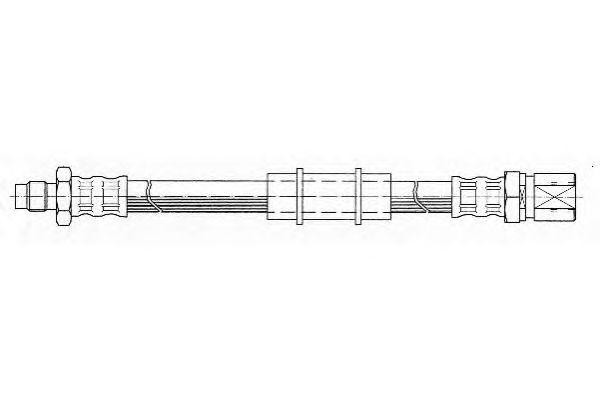 Тормозной шланг FHY2183 FERODO