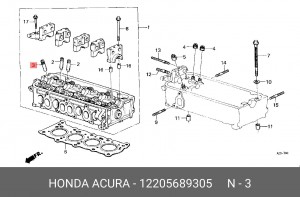 Направляющая втулка клапана 12205689305 HONDA