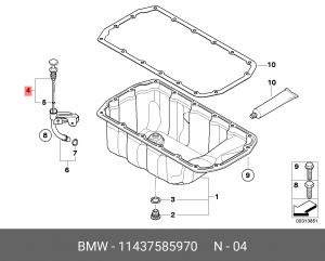 Щуп маслоизмерительный ДВС 11 43 7 585 970 BMW