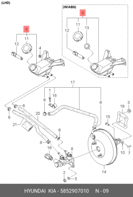 Деталь 5852907010 HYUNDAI KIA