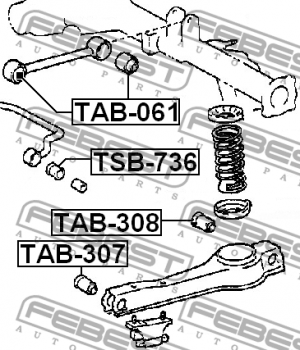 Сайлентблок TAB-308 FEBEST