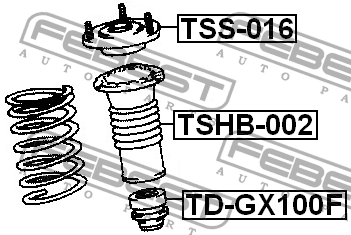 Опора амортизатора подвески TSS-016 FEBEST