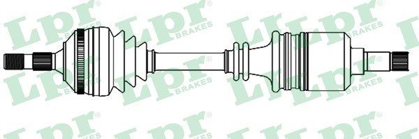 Приводной вал DS38152 LPR