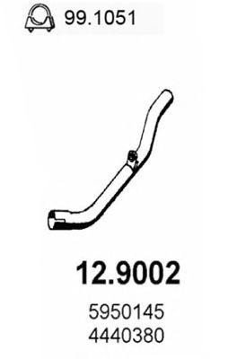 Выпускной трубопровод 129002 ASSO