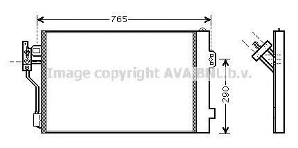 Конденсатор, кондиционер MS5352 AVA