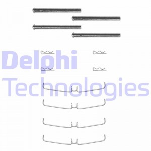 Комплектующие, колодки дискового тормоза LX0004 DELPHI
